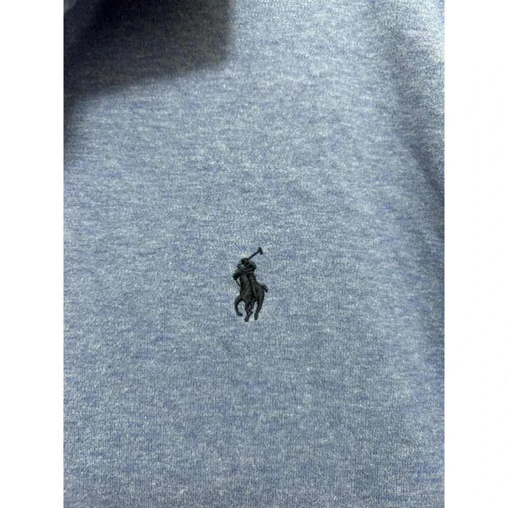 Polo Ralph Lauren Mens Classic Fit Blue Heather Short Sleeve Polo‎ Shirt Large